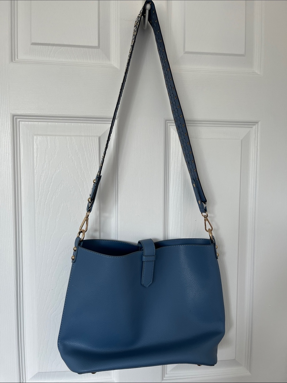 SUMMER SALE - Classic Blue  Shoulder Bag - Timeless Women’s Carryall
